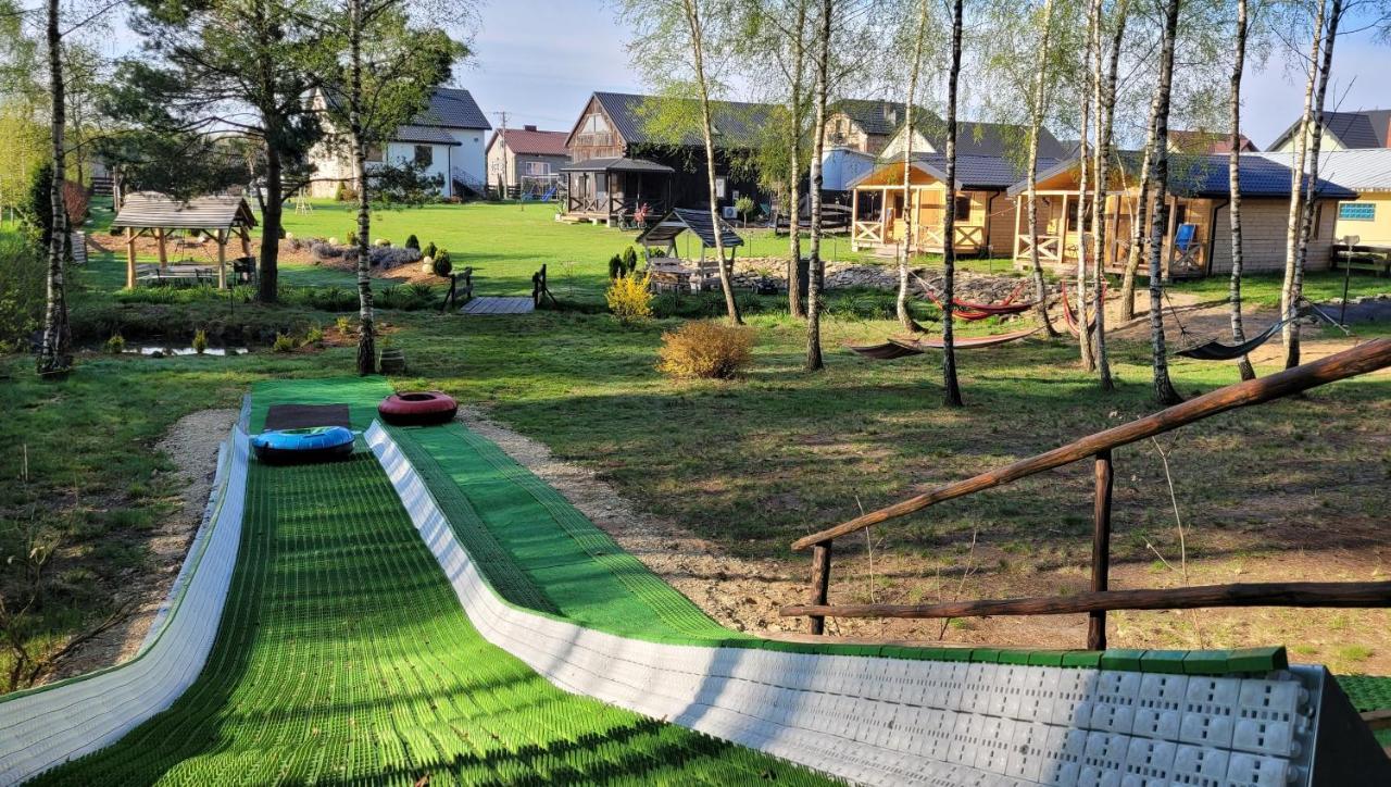 Vip Village Las Woda Rower - Podgrzewany Basen, Balia, Sauna Miedzierza Exterior photo