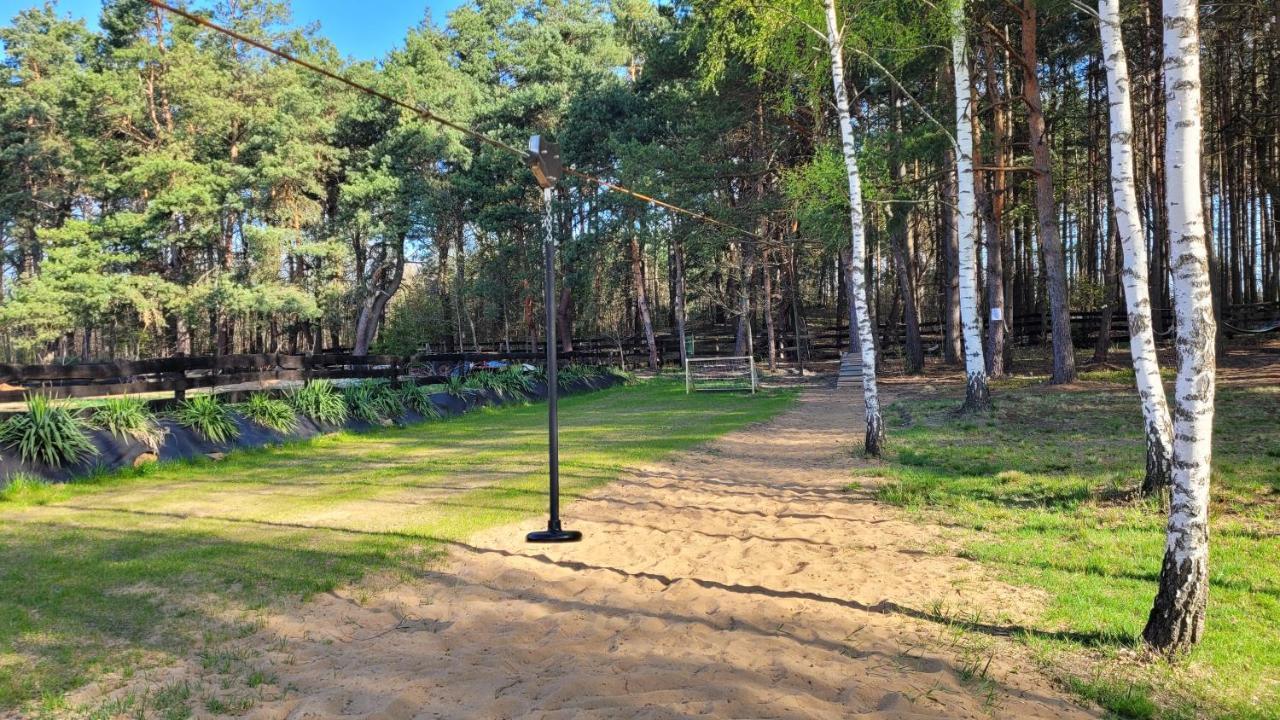 Vip Village Las Woda Rower - Podgrzewany Basen, Balia, Sauna Miedzierza Exterior photo