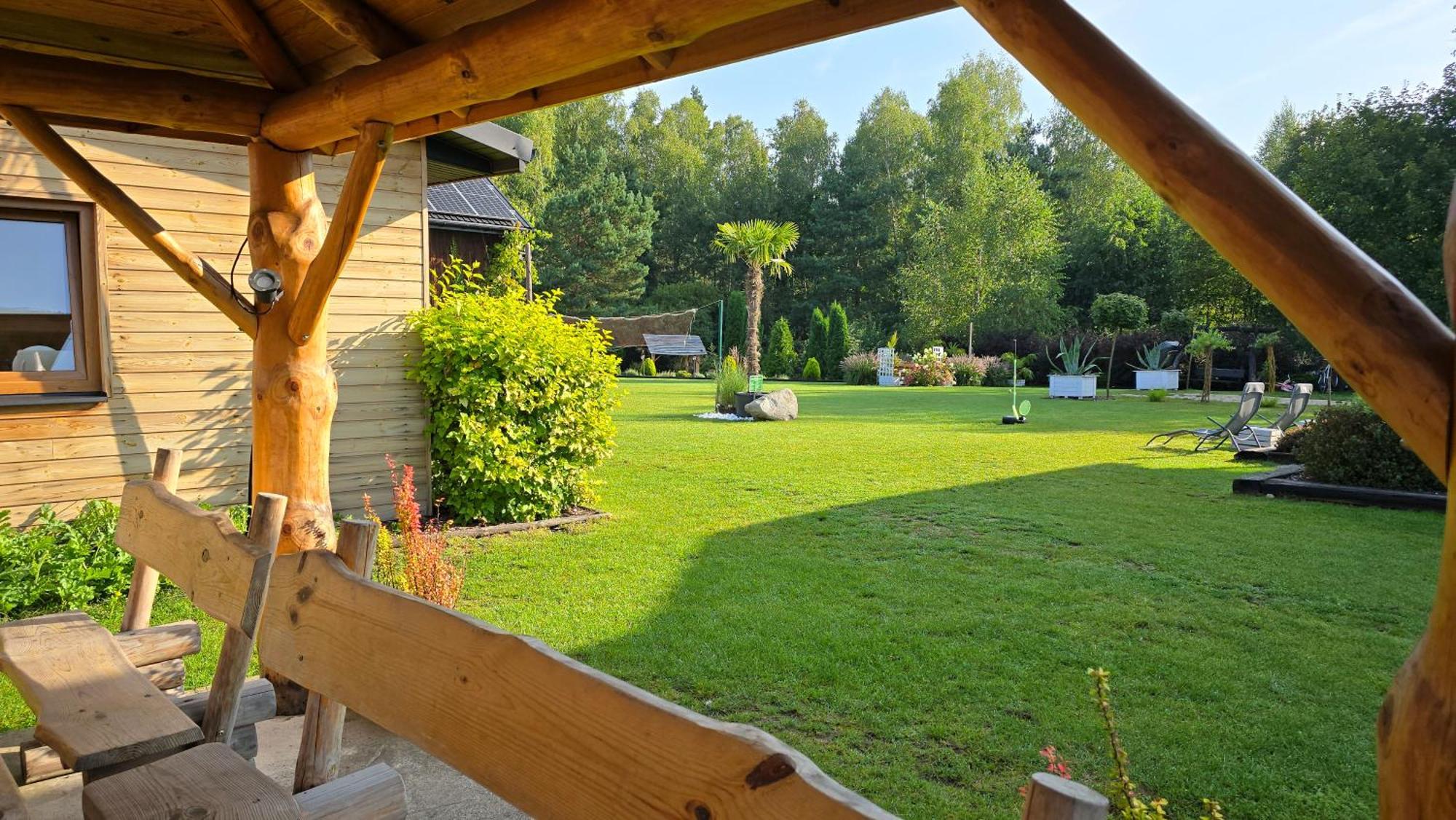 Vip Village Las Woda Rower - Podgrzewany Basen, Balia, Sauna Miedzierza Exterior photo