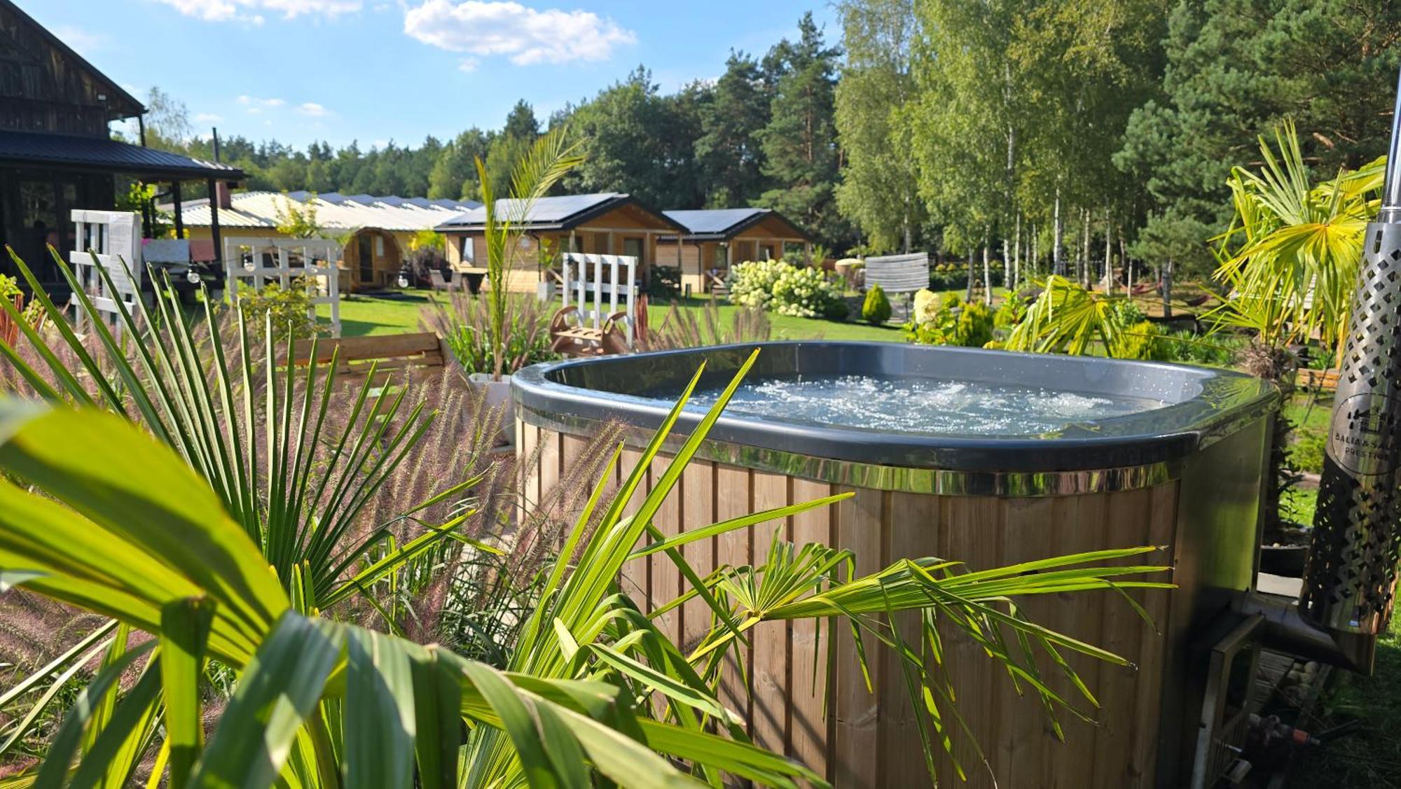 Vip Village Las Woda Rower - Podgrzewany Basen, Balia, Sauna Miedzierza Exterior photo