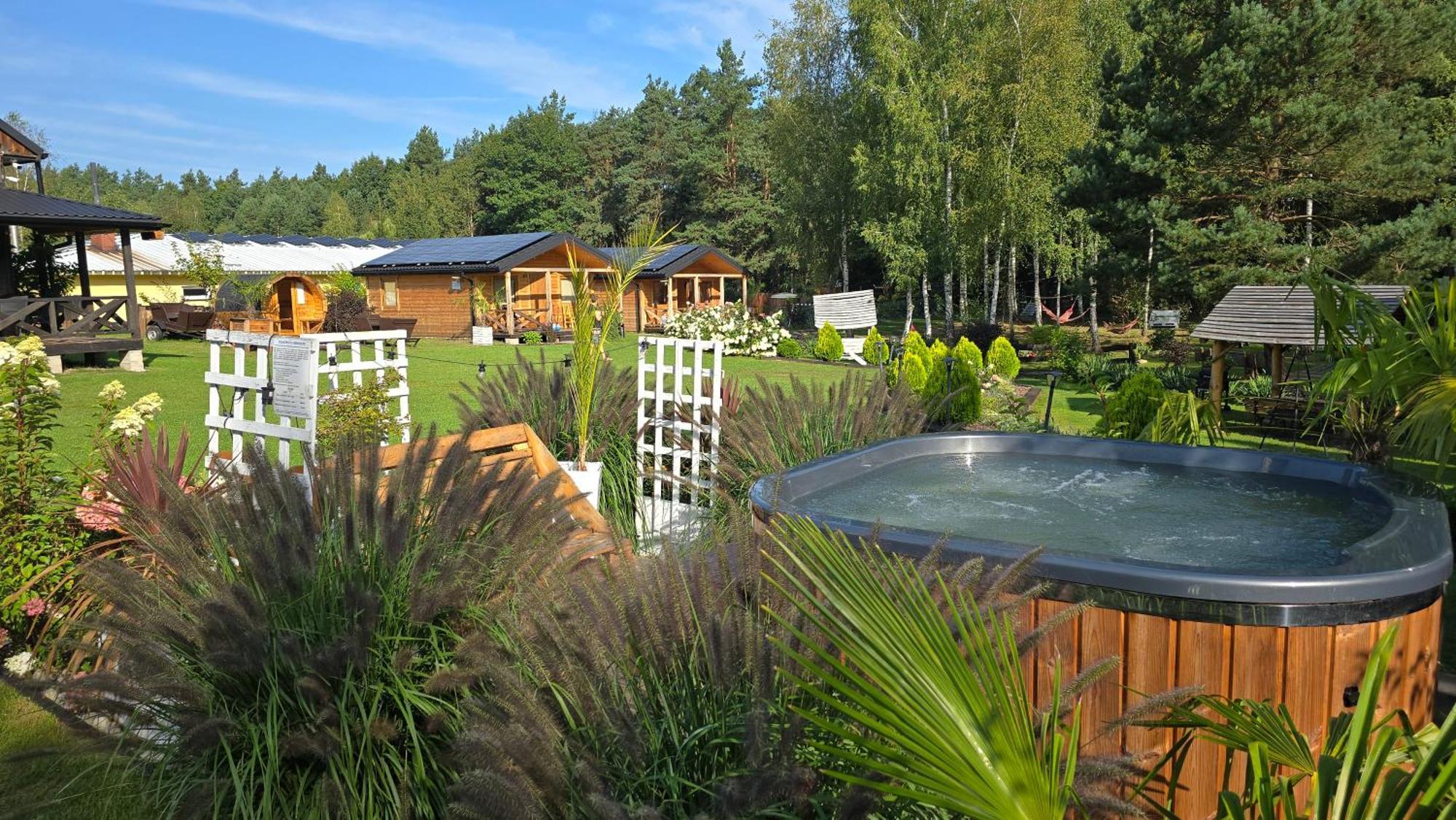 Vip Village Las Woda Rower - Podgrzewany Basen, Balia, Sauna Miedzierza Exterior photo